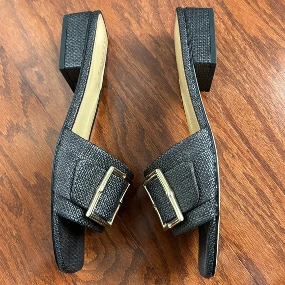 Talbots Viv Buckle Slide Sandals in Indigo Blue, size 8.5 - Picture 4 of 8